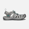 1022814 Keen Women's Whisper Medium Grey/Peacock Green