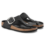 1023334 Gizeh Big Buckle Oiled Leather Black