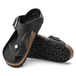 1023334 Gizeh Big Buckle Oiled Leather Black