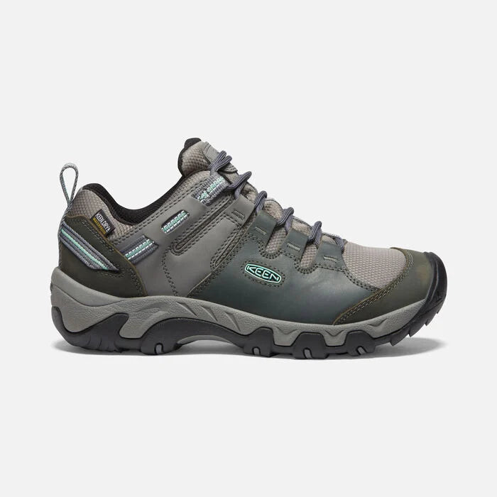 KEEN Women's Steens Waterproof Hiking Shoes Gray 10