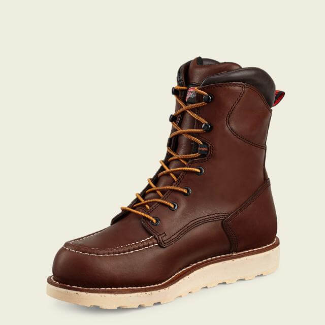 411 Red Wing Men's 8" Waterproof Traction Tred Soft Toe