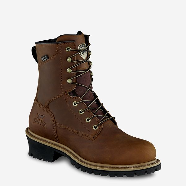 83834 Irish Setter Men's Mesabi 8" Waterproof Logger Steel Toe