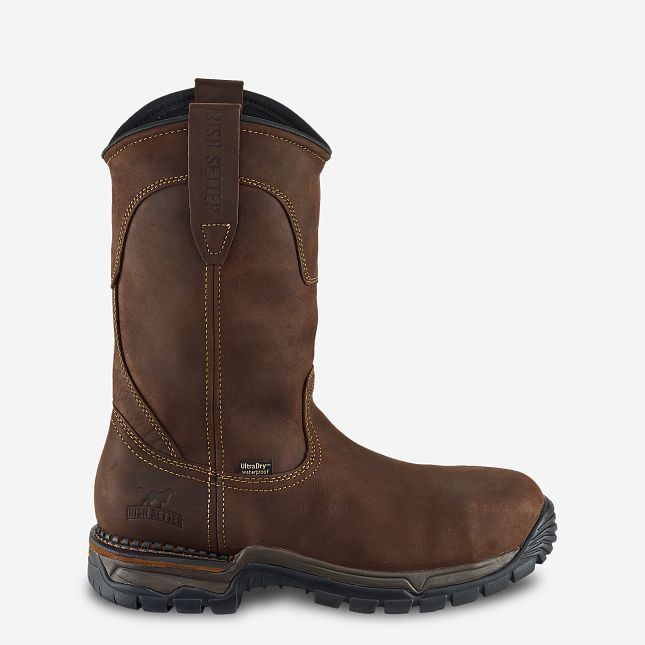 83906 Irish Setter Two Harbours 11" Pull On Waterproof Steel Toe