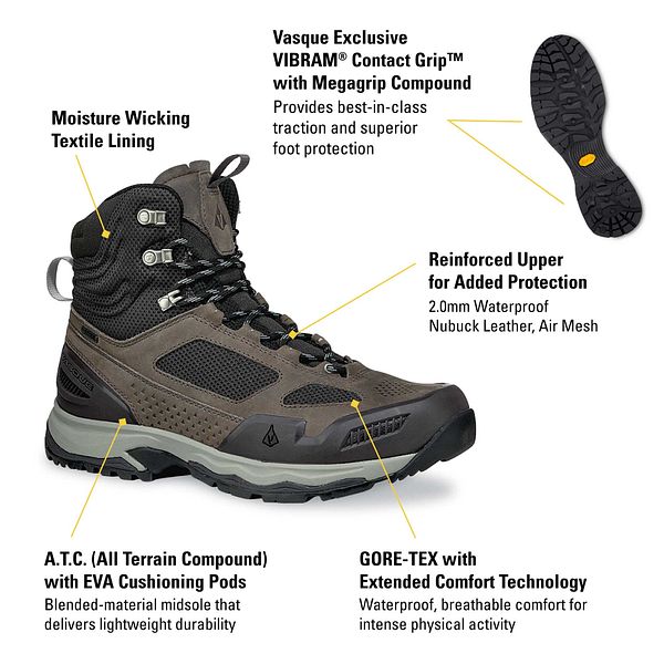 7046 Vasque Waterproof Men s Breeze AT GTX Magnet Drizzle