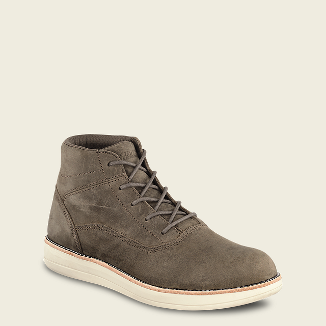 Mens steel toe chukka top boots