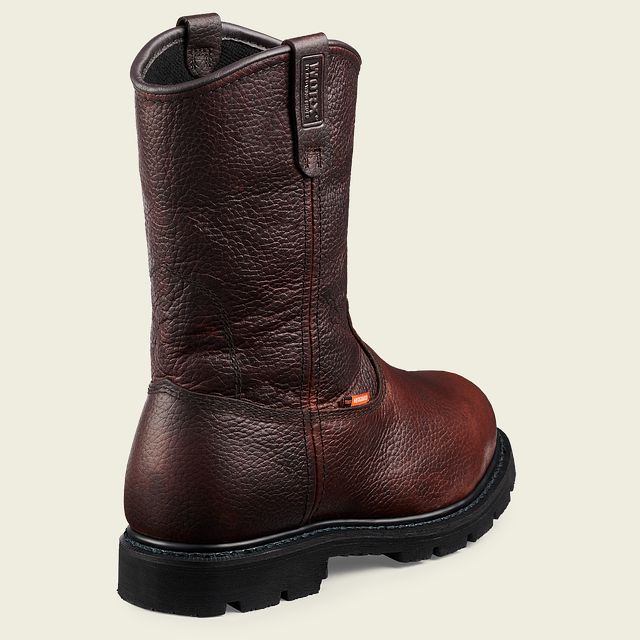 Red wing steel shop toe metatarsal boots