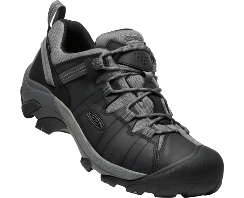 1026583 Keen Men's Targhee II Waterproof Black/Steel Grey